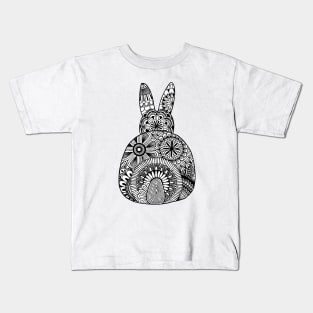 Bunny Butt Mandala Kids T-Shirt